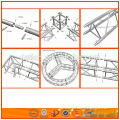 indoor aluminum tube truss circular trussing system roof truss structure